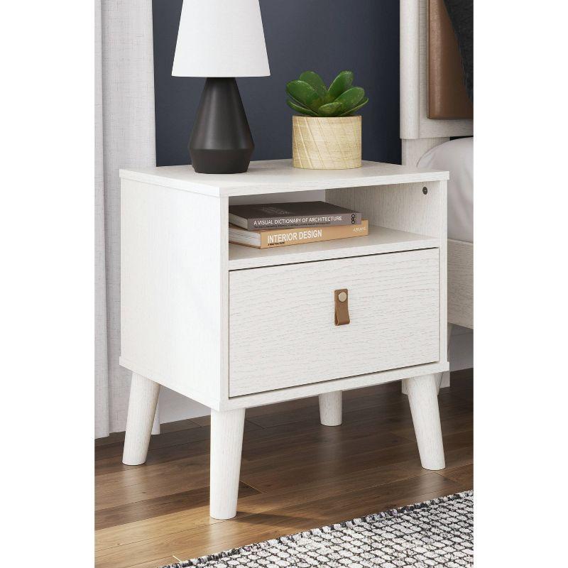 Vedant One Drawer Wood Nightstand