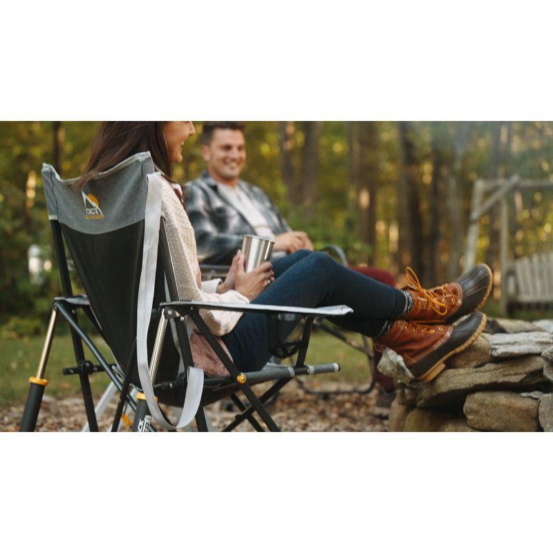 GCI Outdoor Kickback Rocker Outdoor Portable Camp Chair - Heathered Indigo