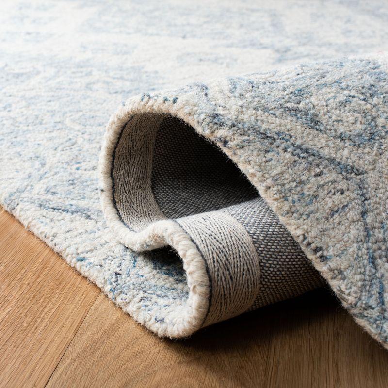 Micro-Loop MLP951 Hand Tufted Indoor Accent Rug - Ivory/Blue - 2'3"x4' - Safavieh