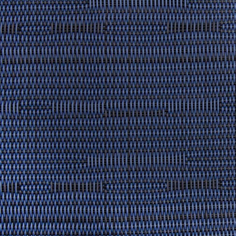 Grasscloth Blue Reversible Vinyl Indoor Outdoor Placemats, Set of 12