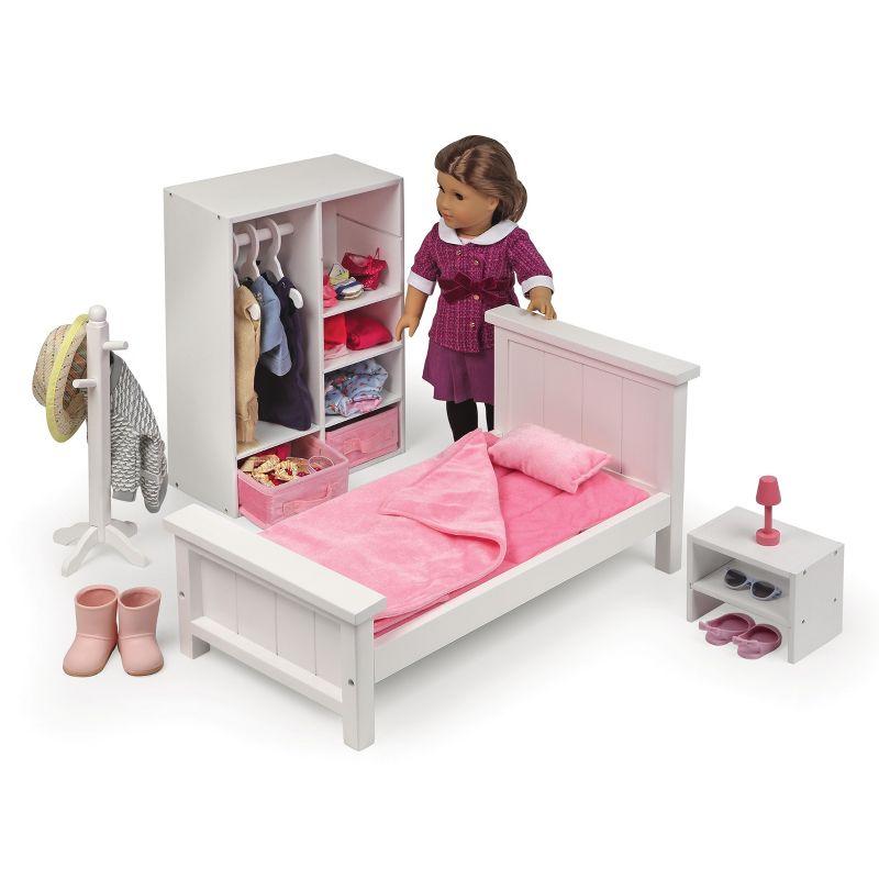Badger Basket Bedroom Furniture Set for 18 inch Dolls