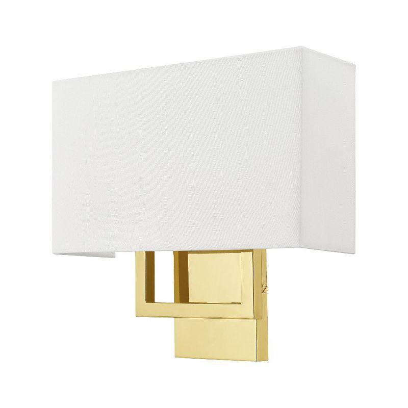 Livex Lighting Pierson 2 - Light Wall Light in  Polished Brass