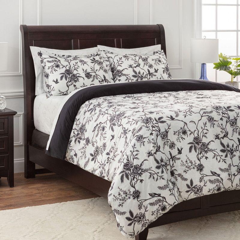 Chanasya French Toile Duvet Cover Set