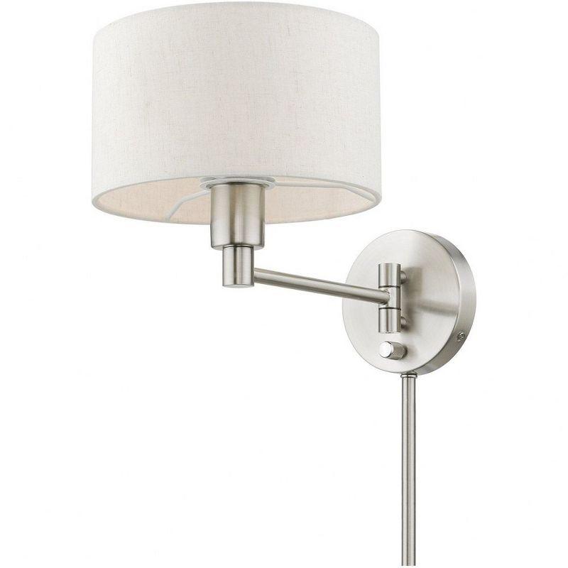 Livex Lighting 1 - Light Wall Light in  Brushed Nickel