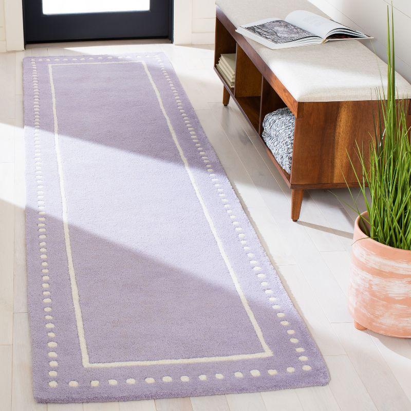 Bella BEL151 Hand Tufted Runner Rug - Lavander/Ivory - 2'3"x11' - Safavieh.