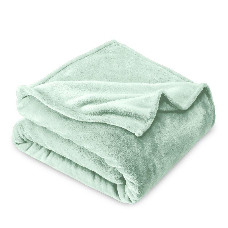 Bare Home Microplush Fleece Blanket - Fuzzy, Warm, Bed/Throw Blanket