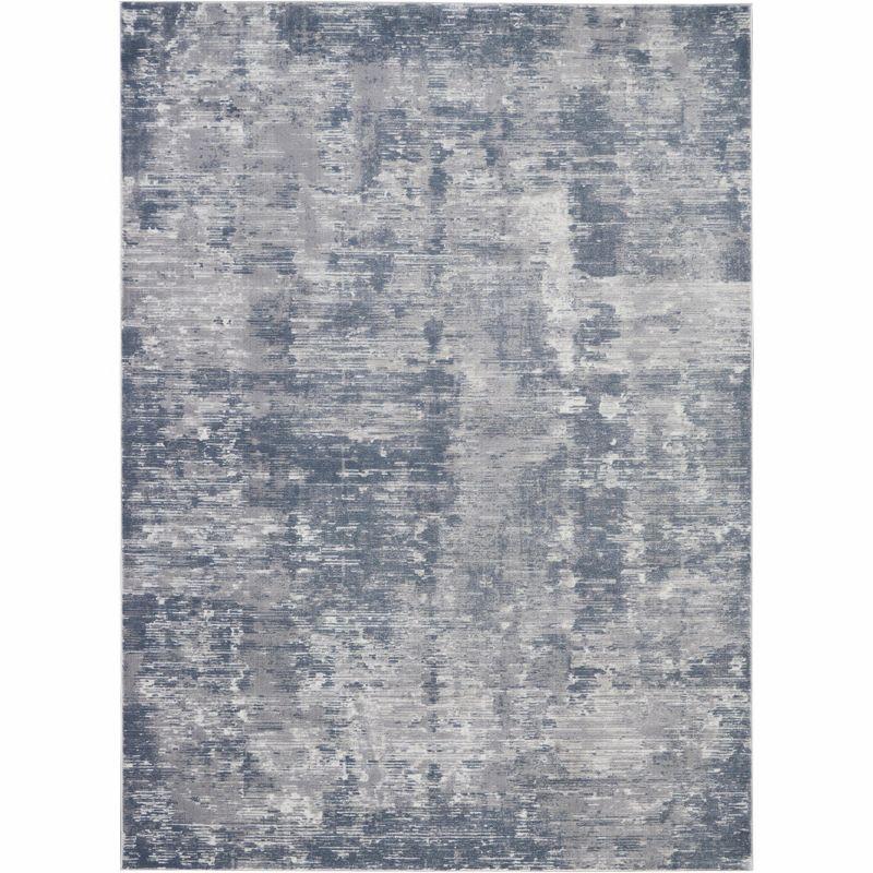 Nourison Rustic Textures Painterly Indoor Rug Grey 9'3" x 12'9"