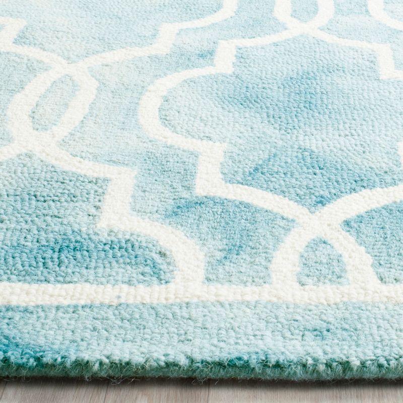 Dip Dye DDY539 Hand Tufted Indoor Accent Rug - Turquoise/Ivory - 2'6"x4' - Safavieh