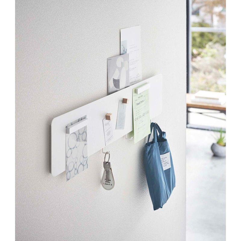 Wall Storage Organizer with Key Hooks