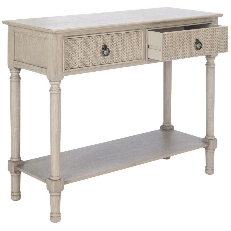 Haines 2 Drawer Console Table - CNS5727C - Beige - Safavieh