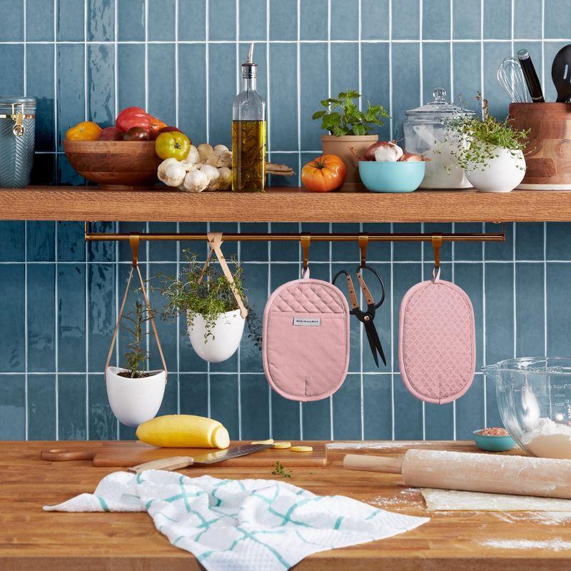 KitchenAid® KitchenAid Asteroid Solid Diamond Potholder (Set of 2)