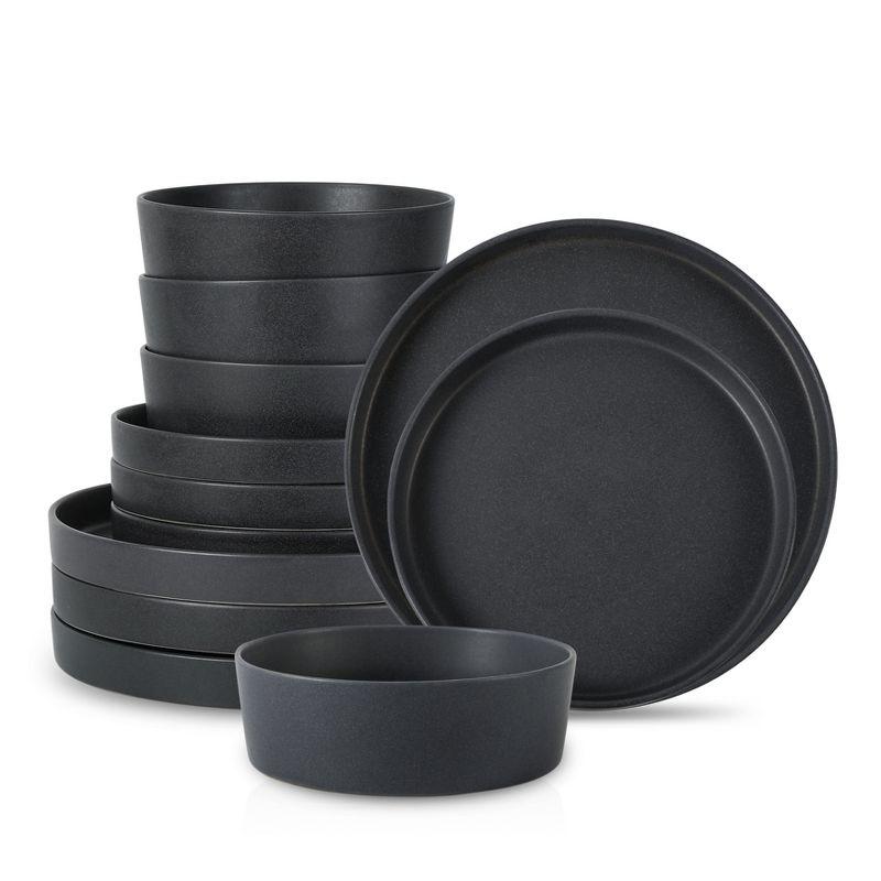 MODAN Stoneware Dinnerware - Set of 12