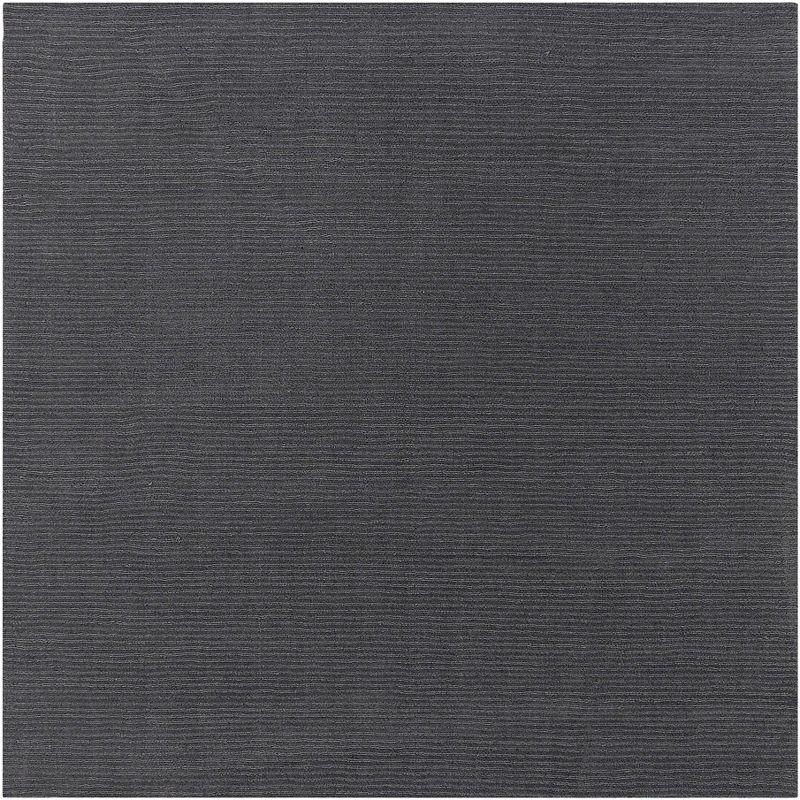 Hauteloom Rectangle Area Rug  Charcoal