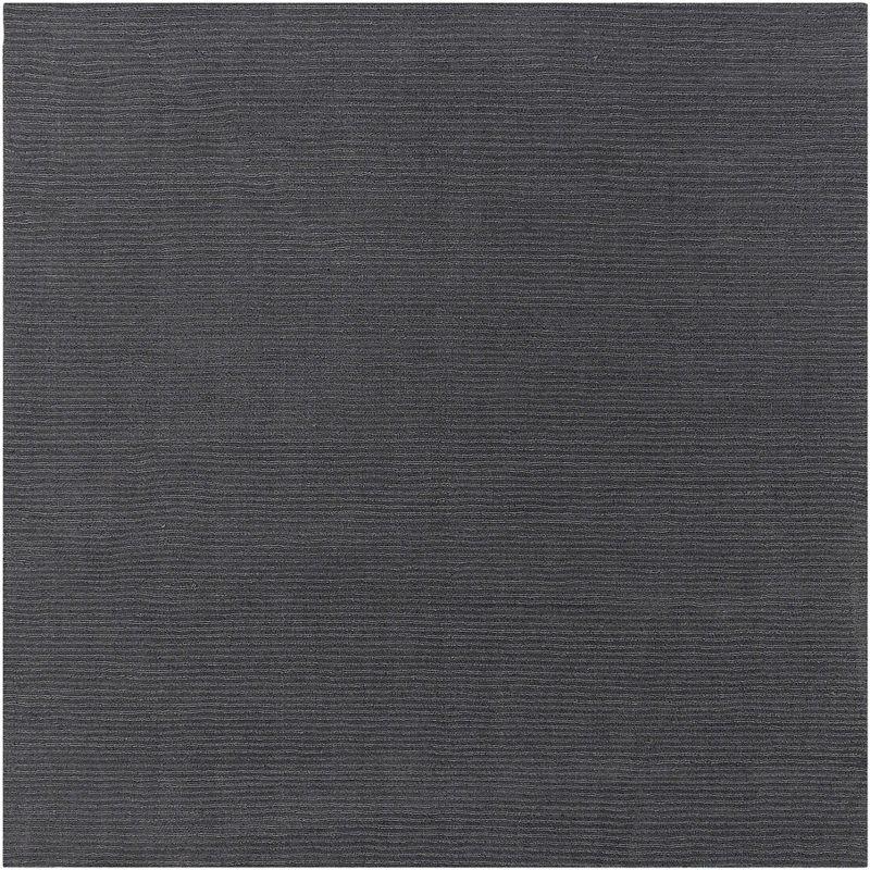 Hauteloom Brockton Solid Black Wool Rug