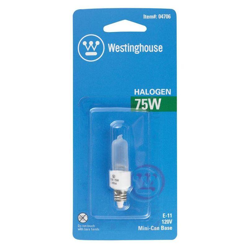 Westinghouse 75 W T4 Decorative Halogen Bulb 1,050 lm White 1 pk