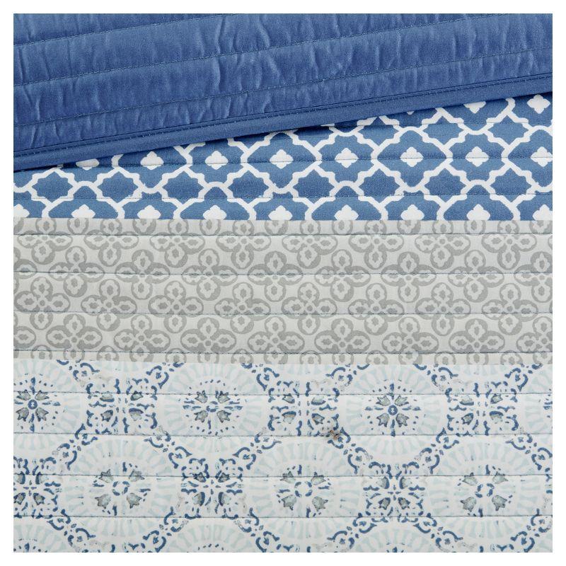 Madison Park Essentials Sybil Quilt Set with Cotton Bed Sheets