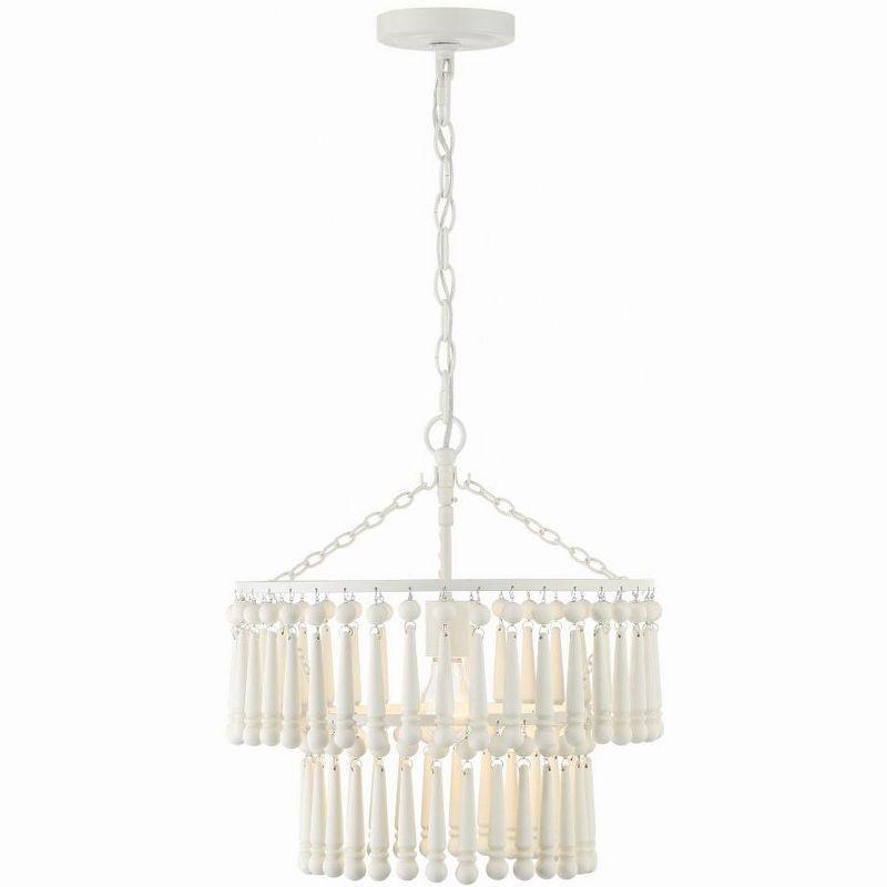 Crystorama Lighting Tiana 1 - Light Pendant in  Matte White