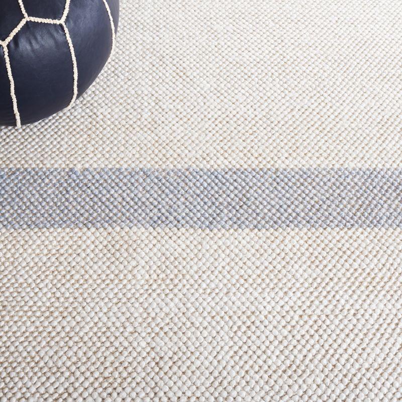 Natura NAT324 Flat Weave Indoor Area Rug - Ivory/Light Blue - 5'x8' - Safavieh