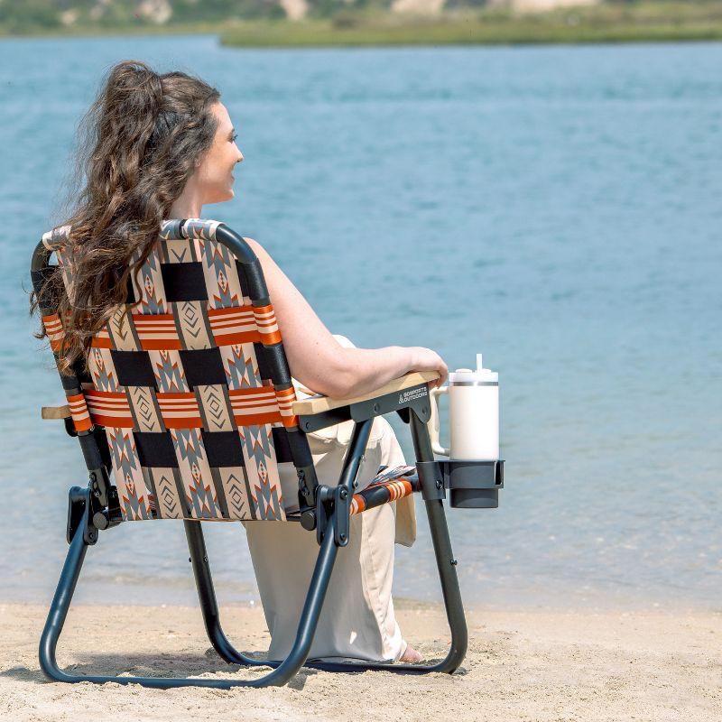 GoSports GoSports Outdoors WOVN Premium Beach & Camping Chair - Folding Backpack Chair for Adults - MESA