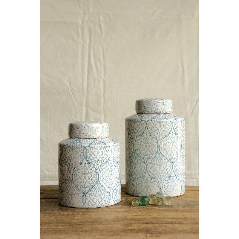 Ceramic Ginger Jar (10-1/8") - Storied Home