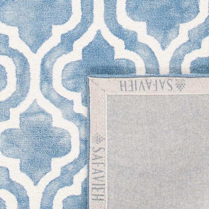 Dip Dye DDY537 Hand Tufted Indoor Accent Rug - Blue/Ivory - 3'x5' - Safavieh