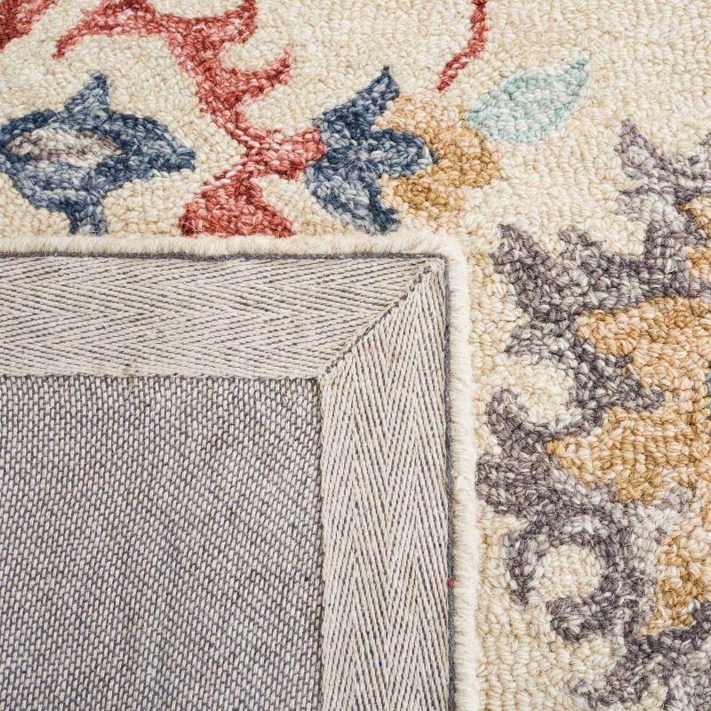 Metro MET354 Hand Tufted Indoor Accent Rug - Beige/Rust - 3'x5' - Safavieh