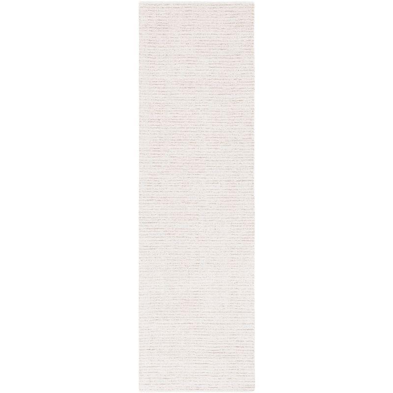 Abstract ABT468 Handmade Indoor Runner - Ivory/Beige - 2'-3"x16' - Safavieh