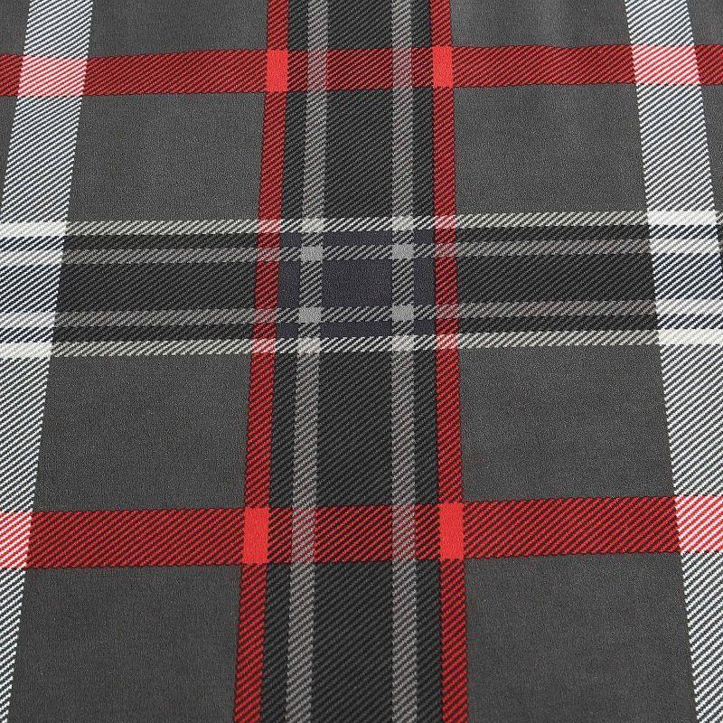 Eddie Bauer Willow Plaid 100% Microfiber Duvet Set Gray