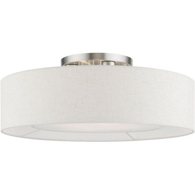 Livex Lighting Ellsworth 4 - Light Semi-Flush Mount in  English Bronze