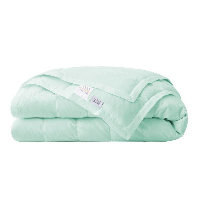 Ultra Lightweight Tencel Aqua Down Blanket with Satin Trim