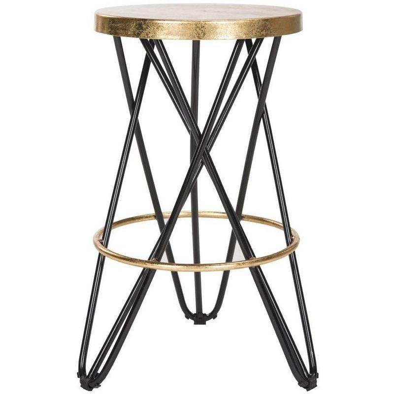 Lorna Gold Leaf Counter Stool  - Safavieh