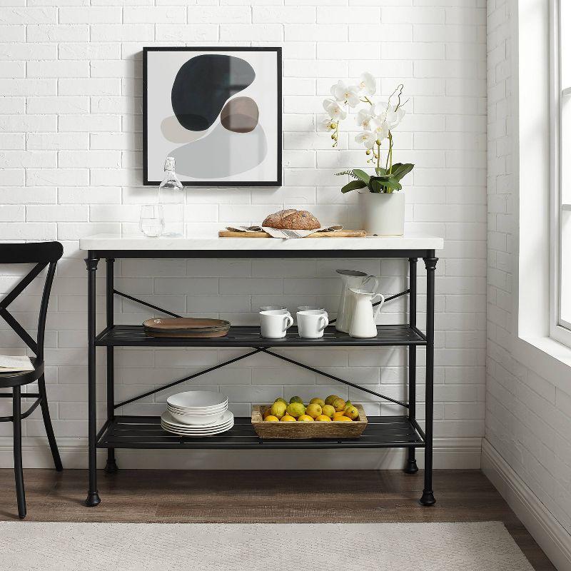 Madeleine Console Matte Black - Crosley