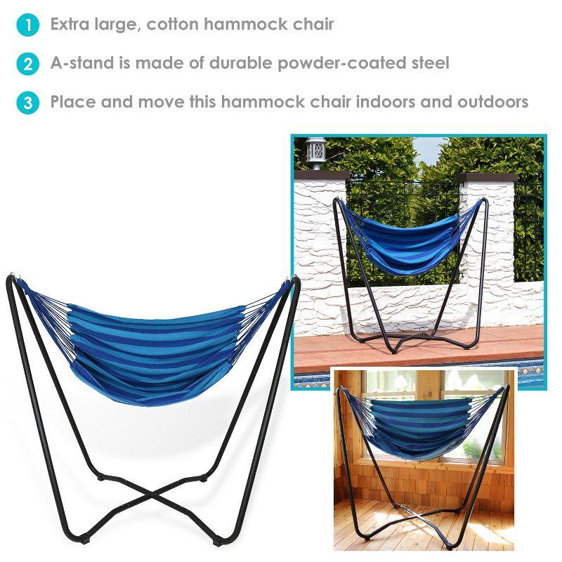 Hagan 1 Person Chair Hammock with Stand