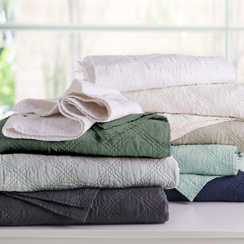 Linen Front/Cotton Back Quilt - Levtex Home