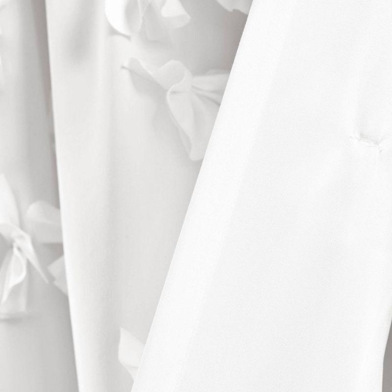 Riley Polyester Semi Sheer Curtain Panel