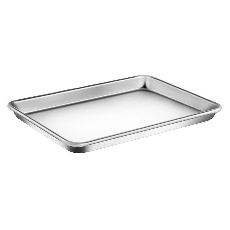 NutriChef Non-Stick Aluminum Baking Sheet with Cooling Rack