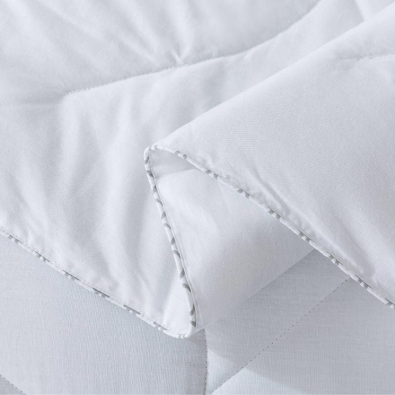 Full White Cotton Feather Fill Blanket