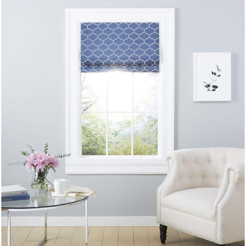 Montague Trellis Blackout Roman Shade