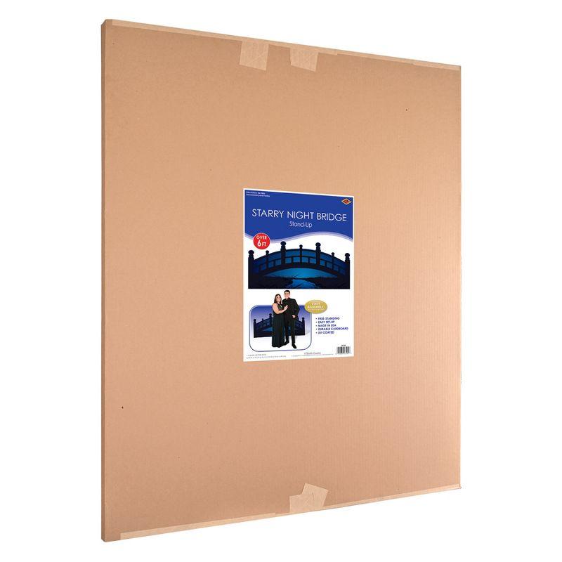 Beistle Starry Night Bridge Stand-Up, 35" x 6' 4", (4/Box) Multicolored