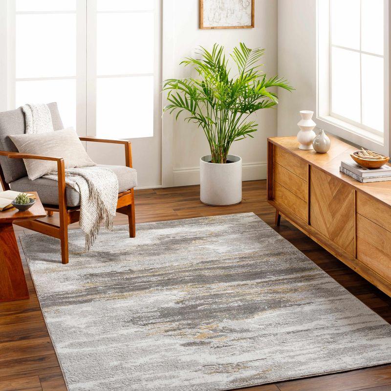 Hauteloom Derex Abstract Gray Rug