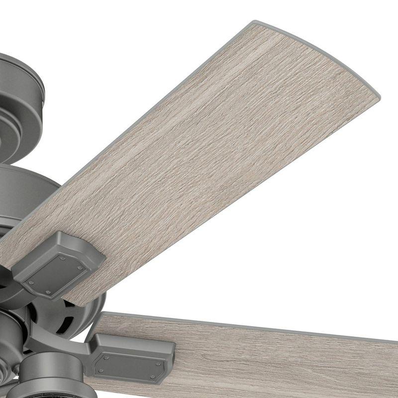 Hunter Fan 44" Hartland 5 - Blade Modern Farmhouse Indoor Ceiling Fan with Lights and Pull Chains
