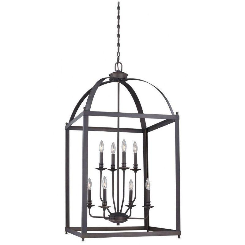 Juliet 8-Light Architectural Bronze Lantern Pendant