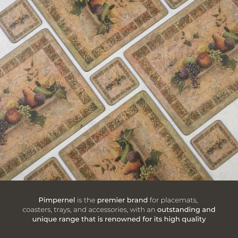 Pimpernel Pimpernel Tuscan Palette Coasters 4"X 4" (Set of 6)