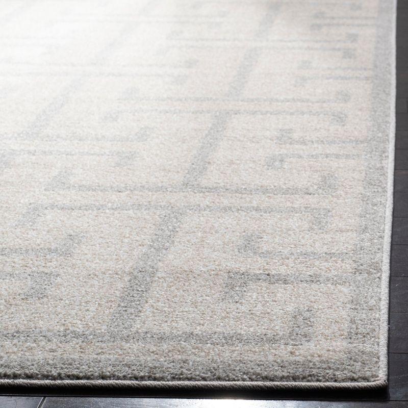 Amherst AMT404 Power Loomed Area Rug - Ivory/Light Grey - 4'x6' - Safavieh.
