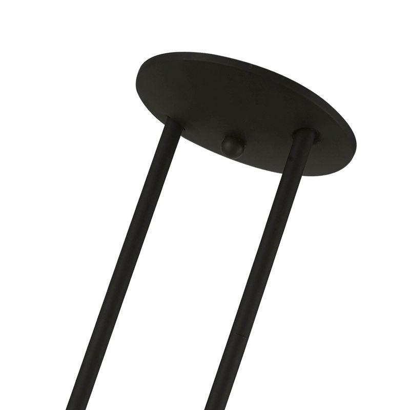 Livex Lighting Lansdale 5 - Light Chandelier in  Black/Brushed Nickel