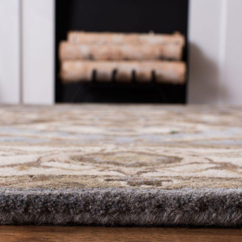 Royalty ROY700 Hand Tufted Indoor Area Rug - 8'x10' - Light Blue/Beige - Safavieh