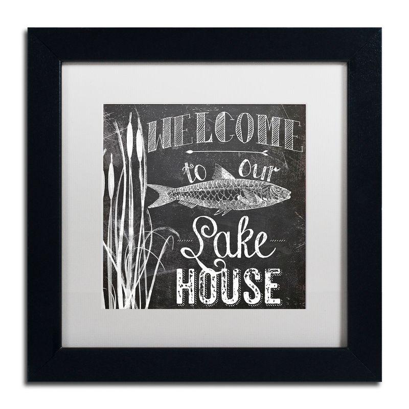 Trademark Fine Art - Color Bakery 'Lake House I' Matted Framed Art - 11x11
