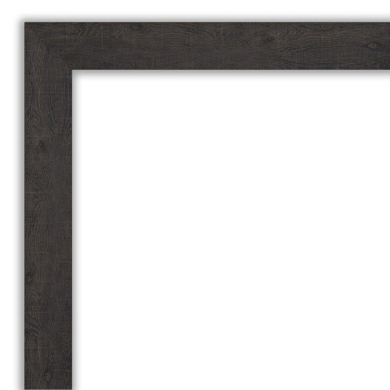 Rustic Plank Espresso 16" x 19" Wood Picture Frame