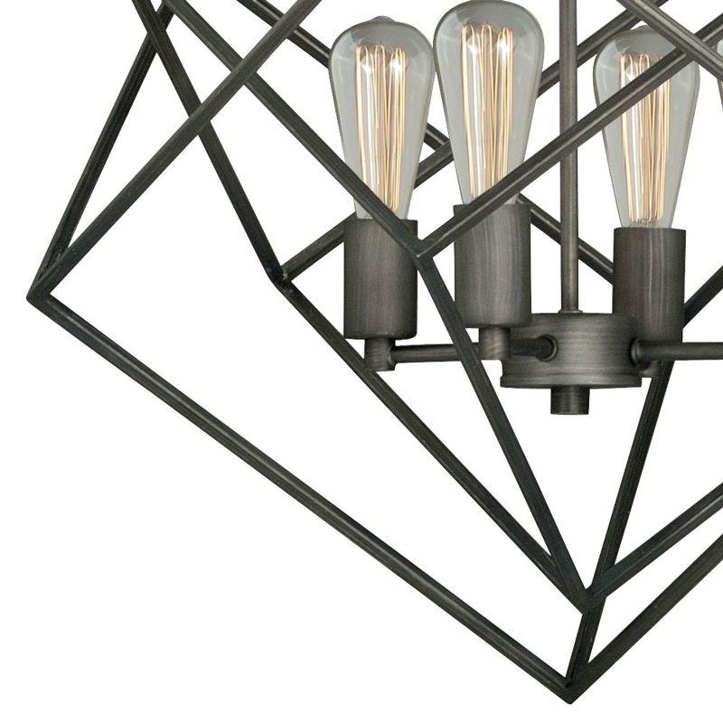 4 - Light Dimmable Geometric Chandelier