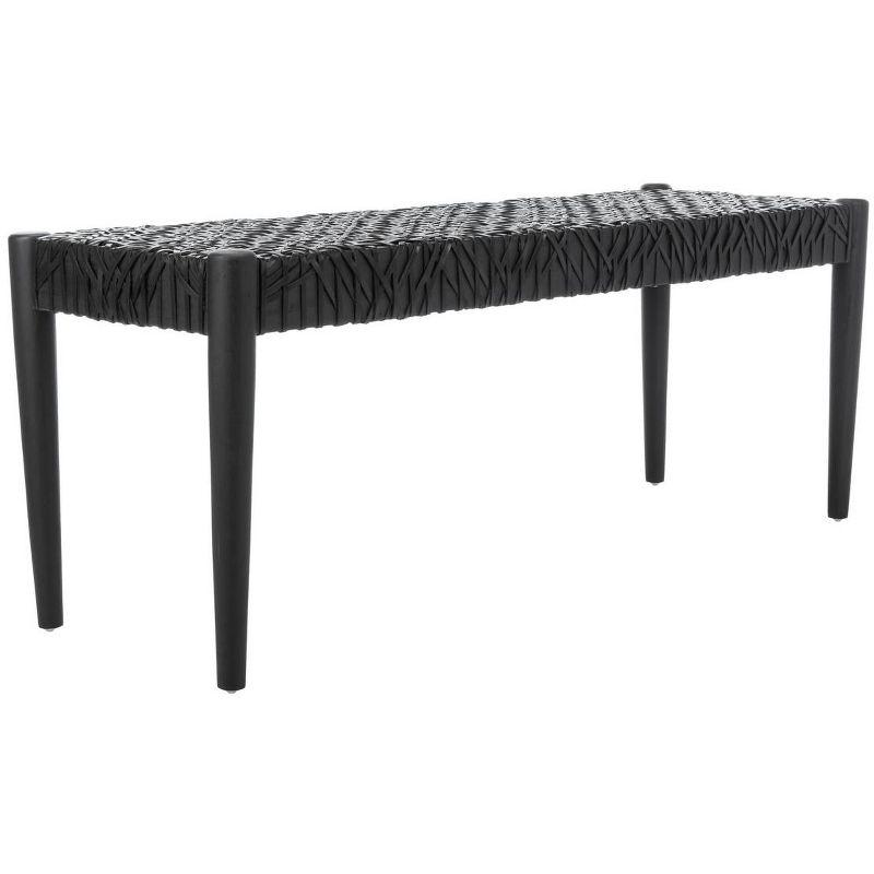 Kazbah 47" Genuine Leather Bench